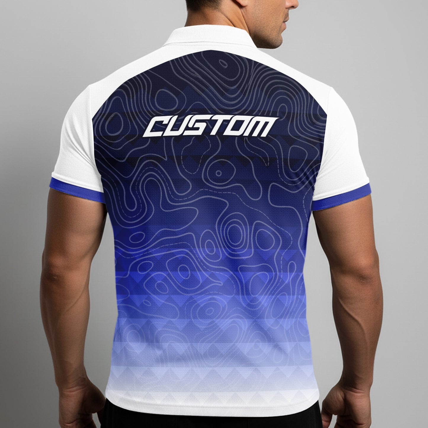 NZL Personalized Custom Zip Polo Shirt 2