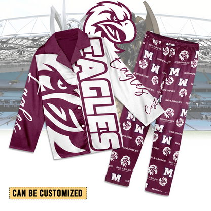 MAN Personalized Custom Long Pajamas Set