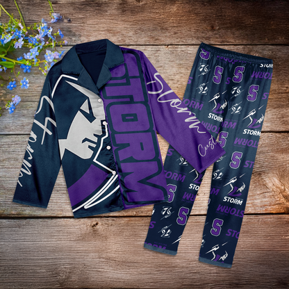 MEL Personalized Custom Long Pajamas Set