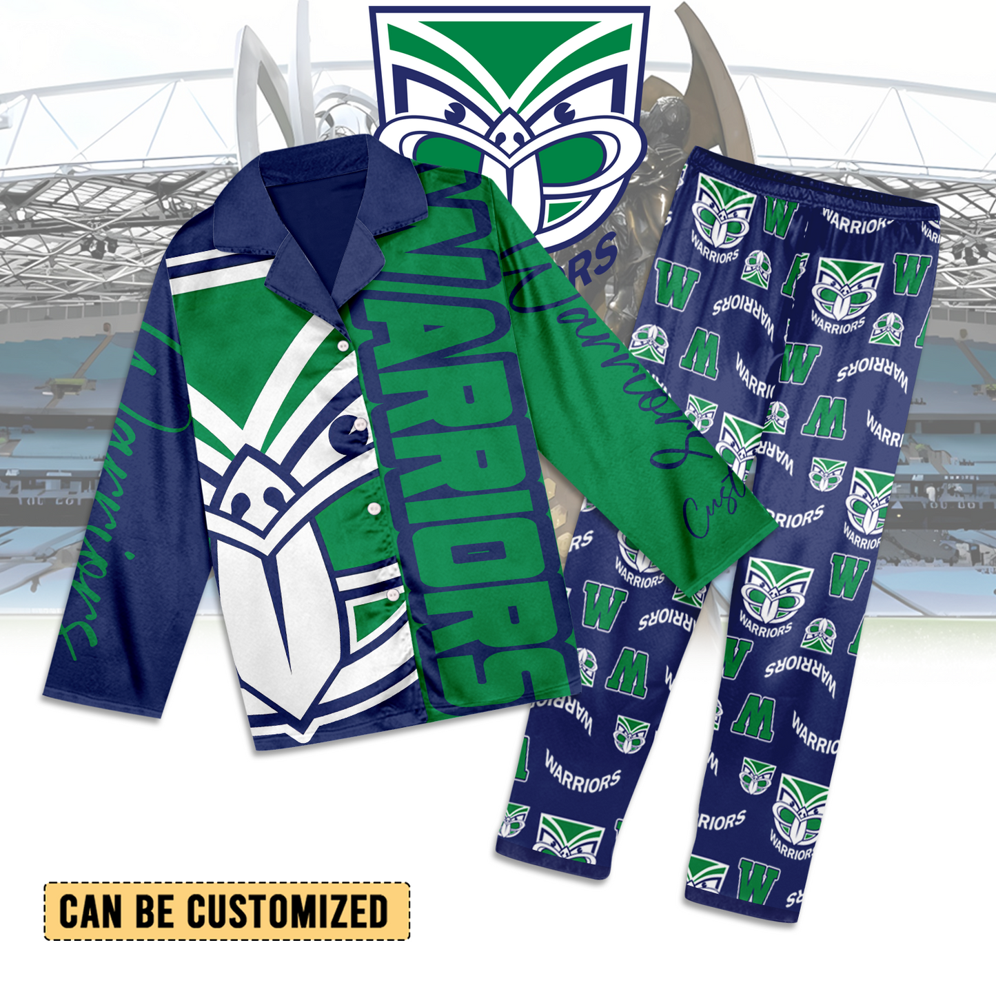 NZL Personalized Custom Long Pajamas Set