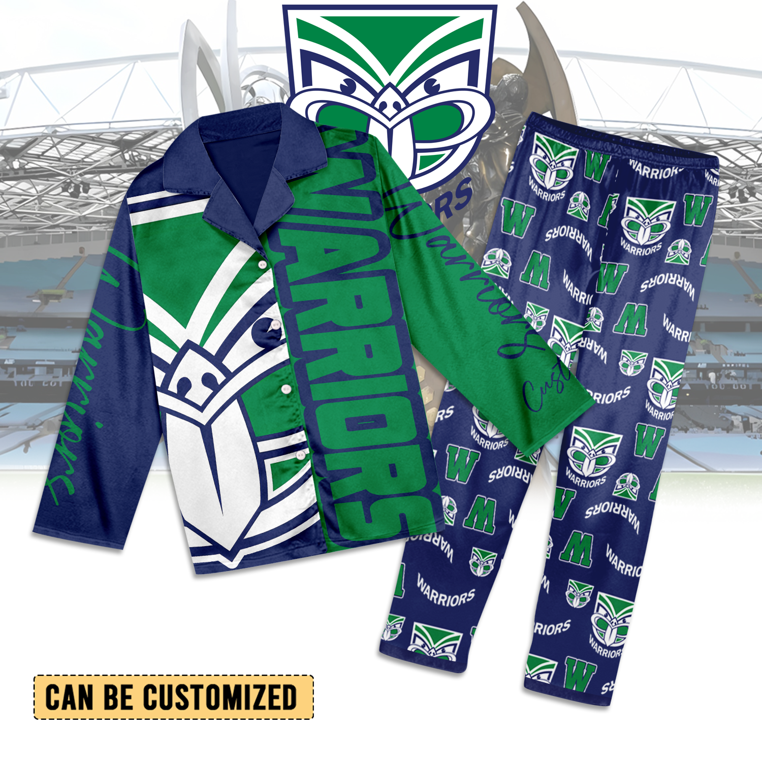 NZL Personalized Custom Long Pajamas Set