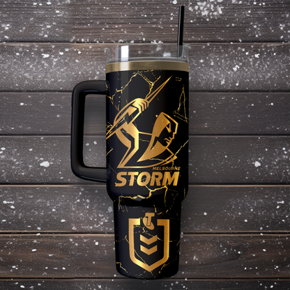 MEL Personalized Custom 40oz 30oz Stainless Steel Tumbler With Handle 4