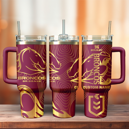 Custom 40oz 30oz Stainless Steel Tumbler With Handle 2