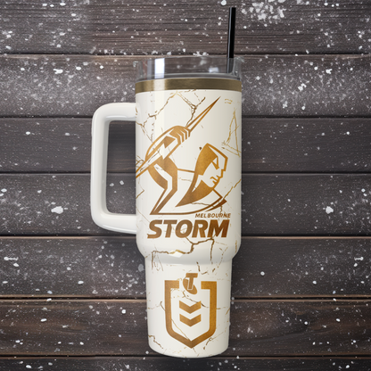 MEL Personalized Custom 40oz 30oz Stainless Steel Tumbler With Handle 4