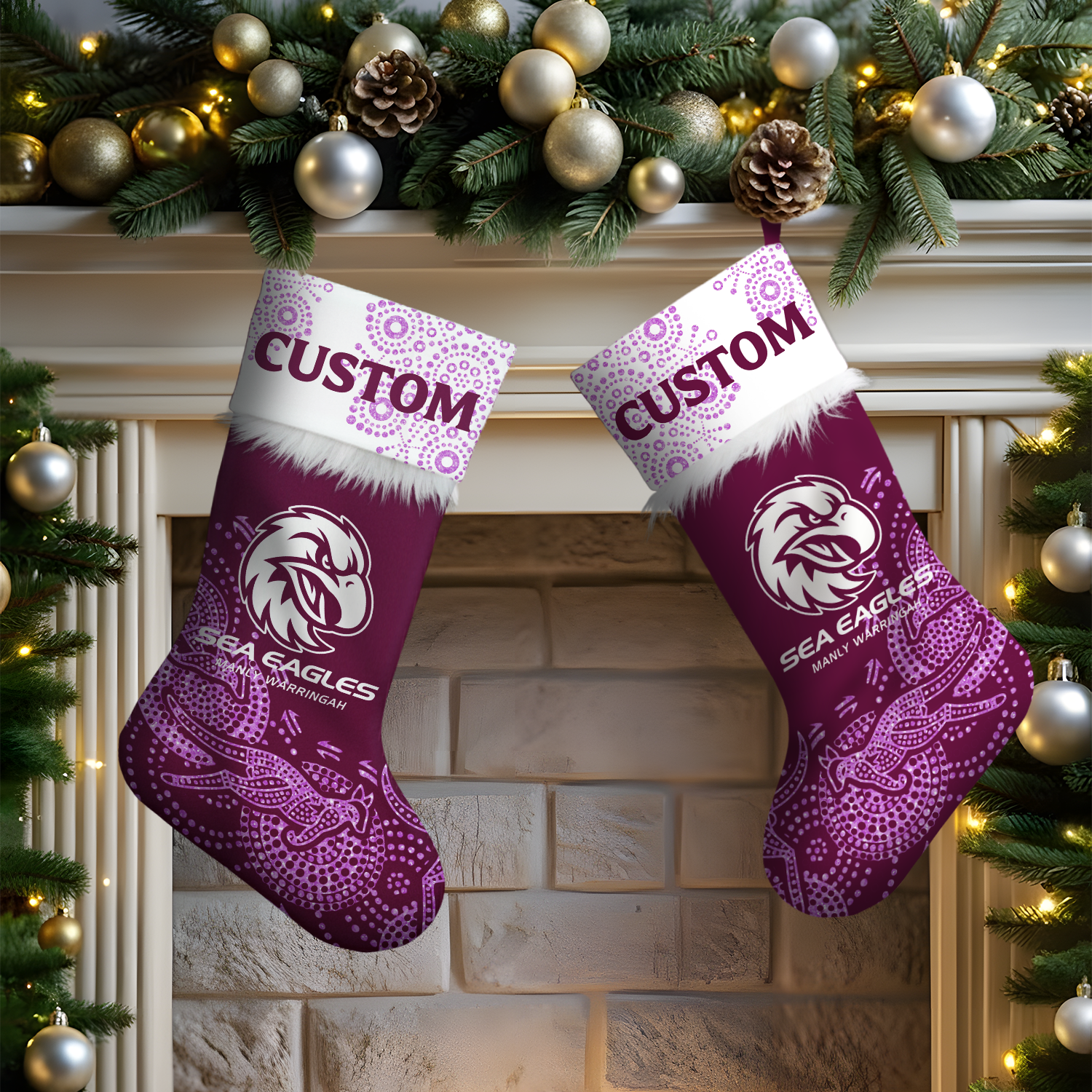 MAN Personalized Custom Christmas Stockings