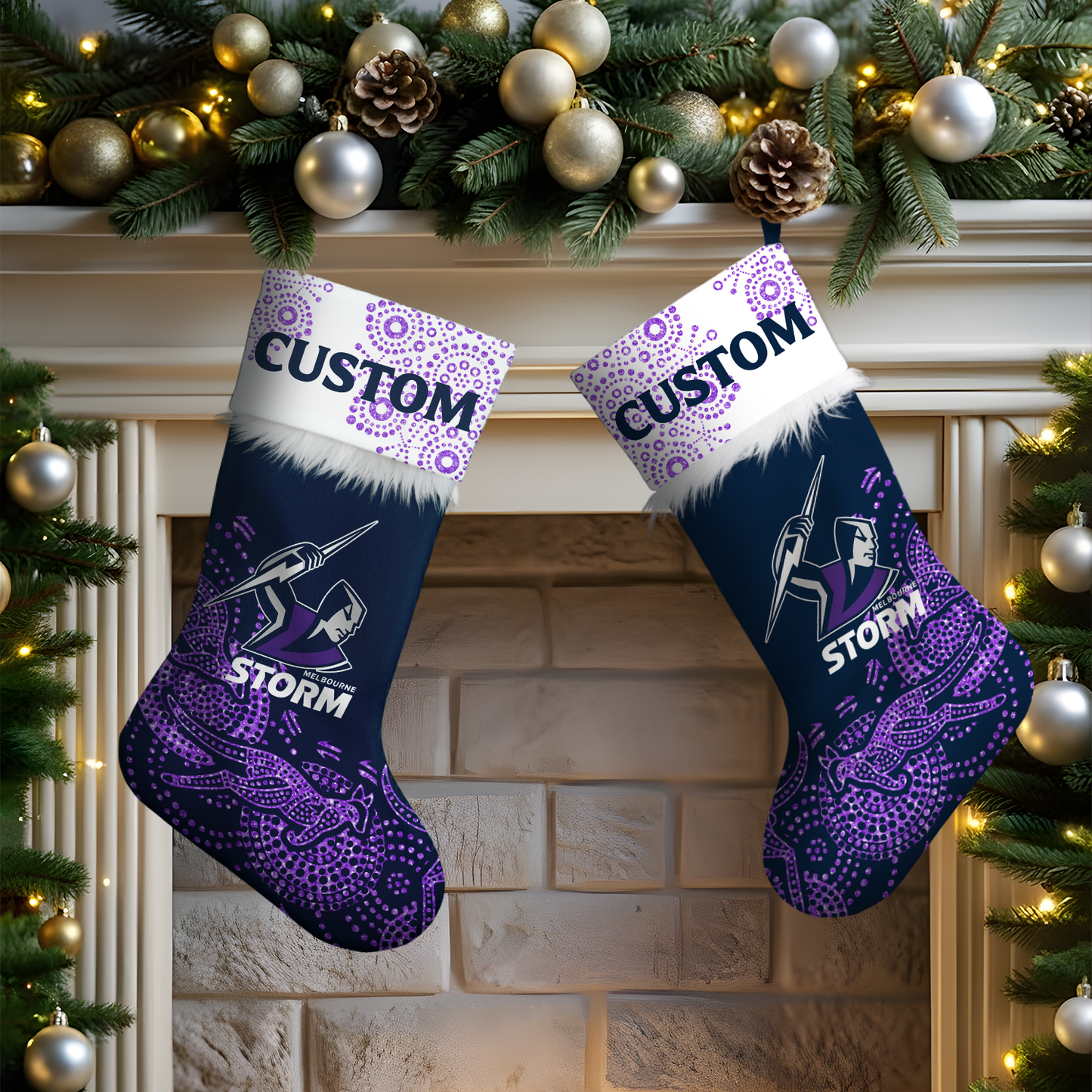 MEL Personalized Custom Christmas Stockings