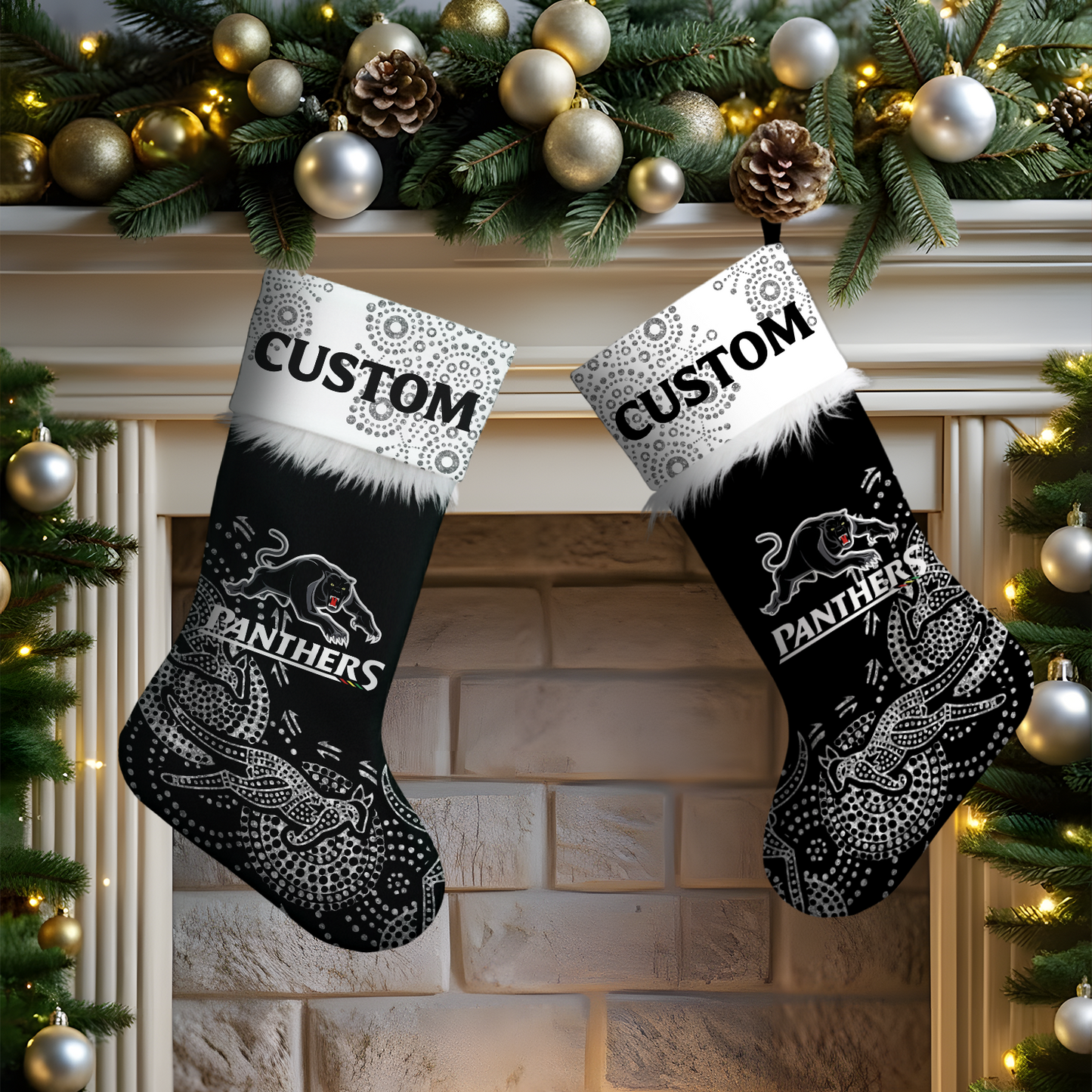 PEN Personalized Custom Christmas Stockings