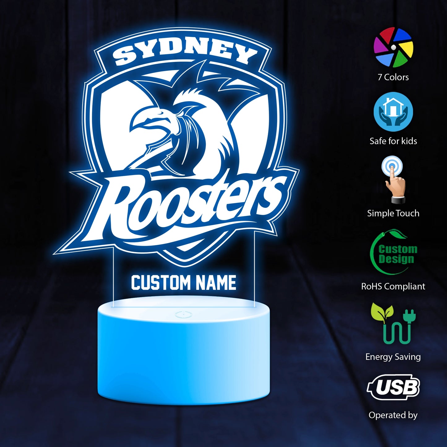 Syd Personalized Custom 3D Led Light Gift For Fans