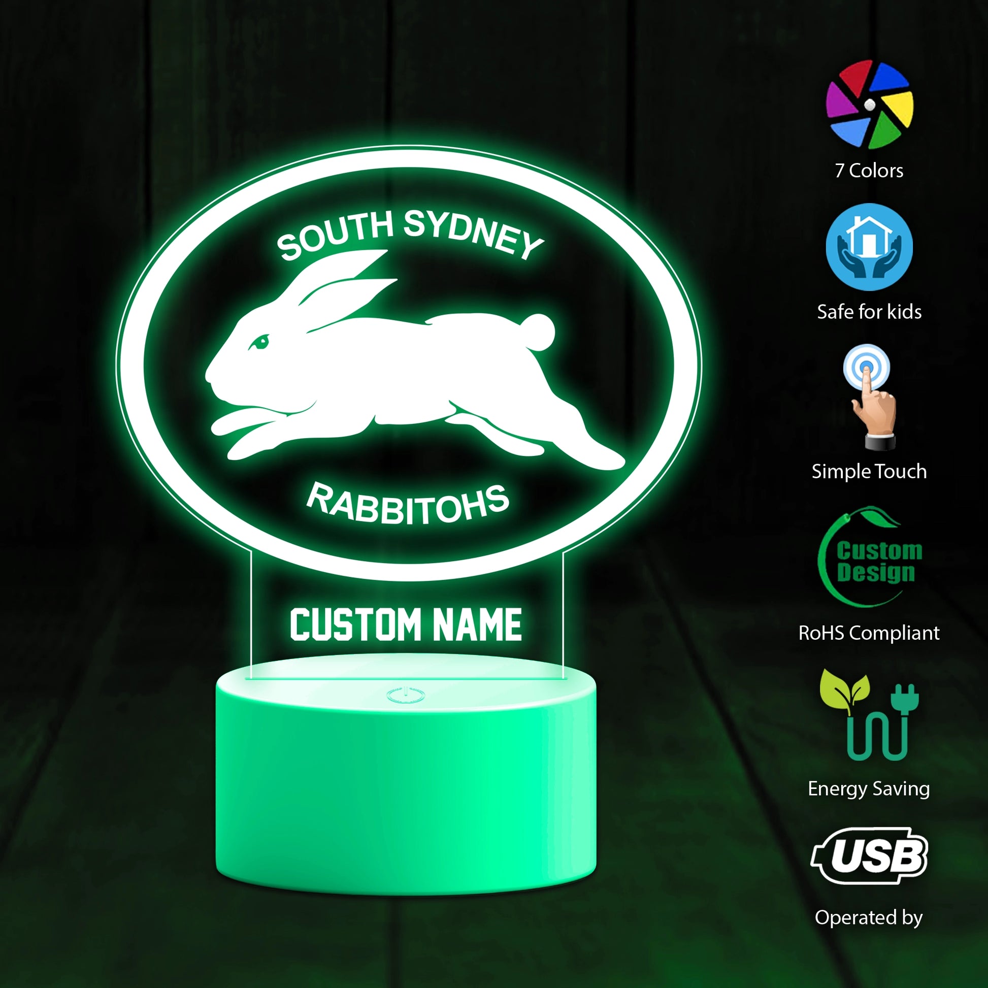 Sou Personalized Custom 3D Led Light Gift For Fans