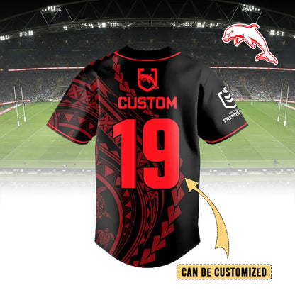 DOL Personalized Custom Baseball Jersey 9