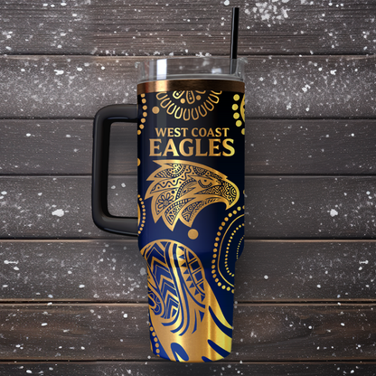 WCE Personalized Custom 40oz 30oz Stainless Steel Tumbler With Handle