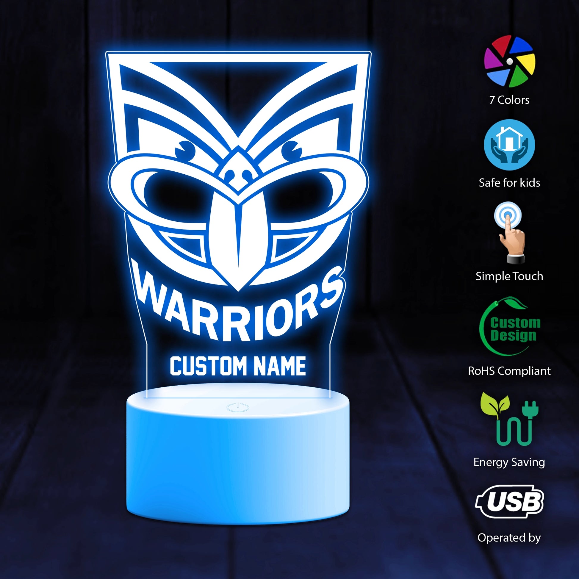 Nzl Personalized Custom 3D Led Light Gift For Fans