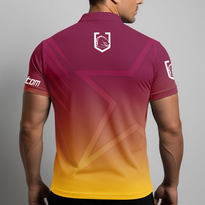 BRI Personalized Custom Zip Polo Shirt