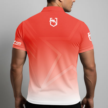 DOL Personalized Custom Zip Polo Shirt