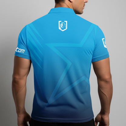 GLD Personalized Custom Zip Polo Shirt