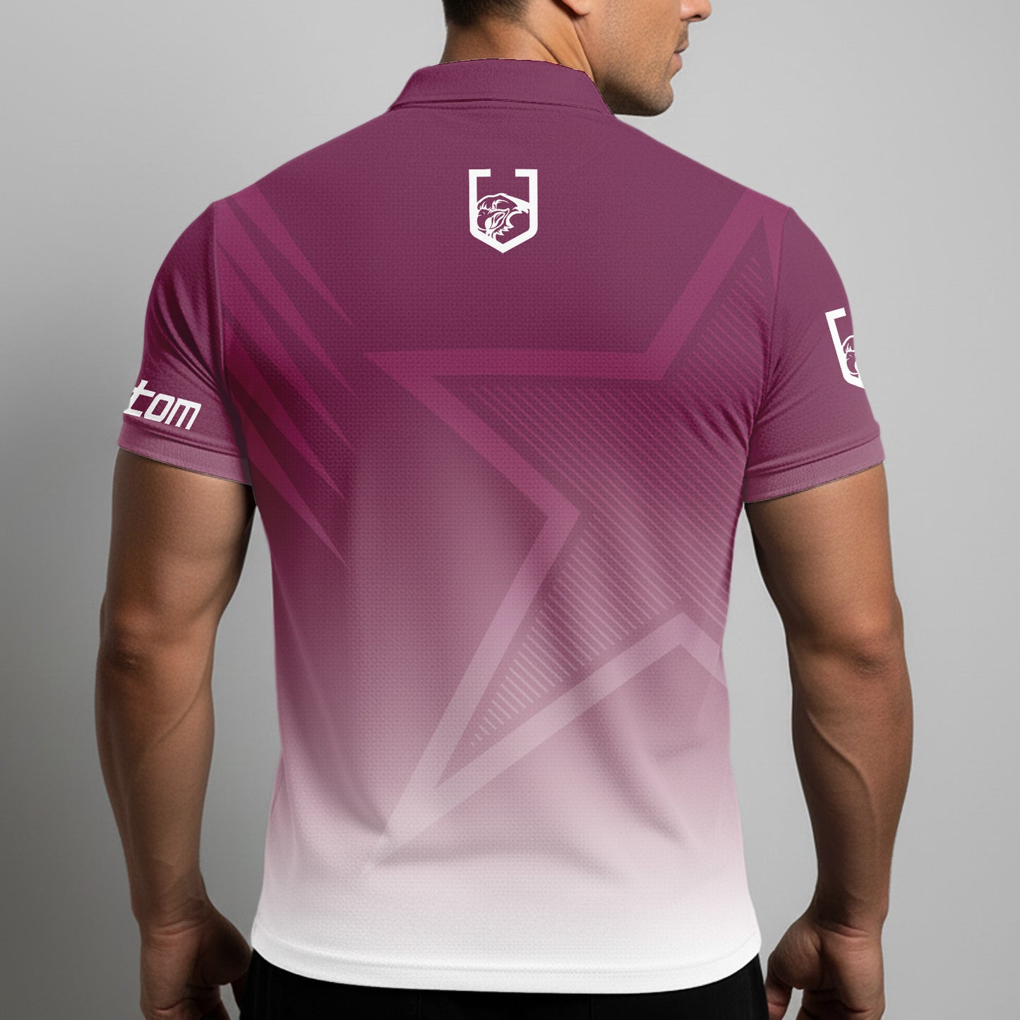 MAN Personalized Custom Zip Polo Shirt