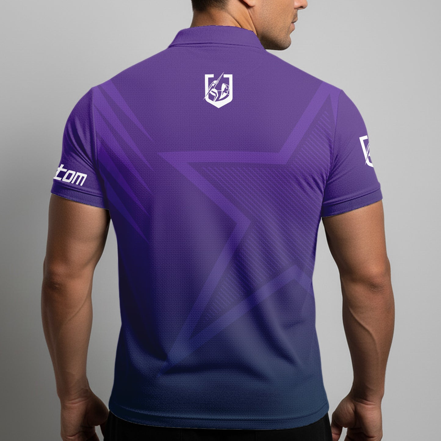 MEL Personalized Custom Zip Polo Shirt