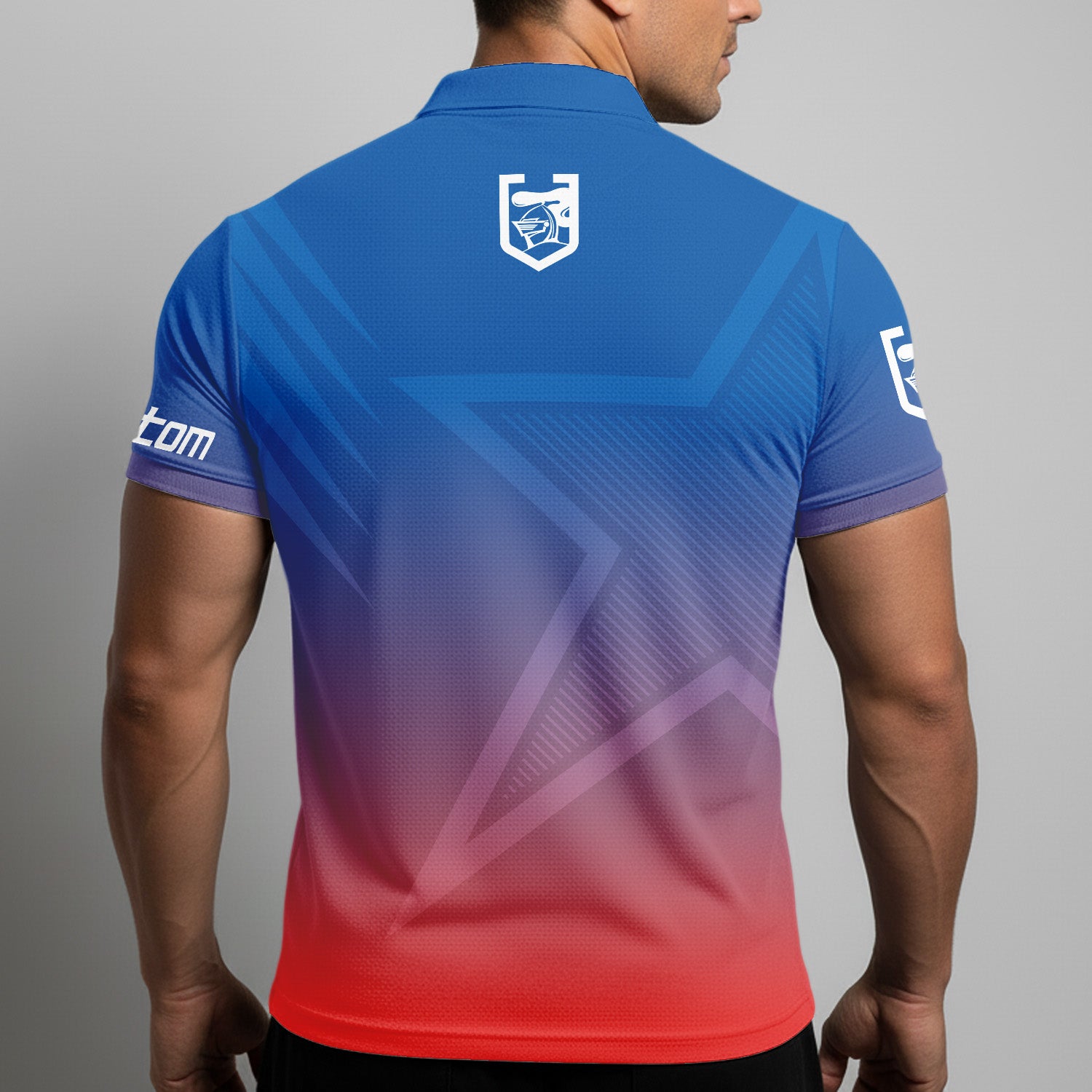 NEW Personalized Custom Zip Polo Shirt