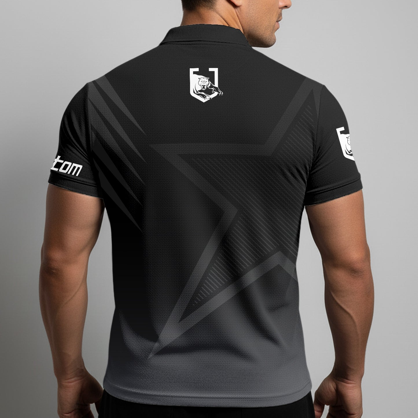 PEN Personalized Custom Zip Polo Shirt