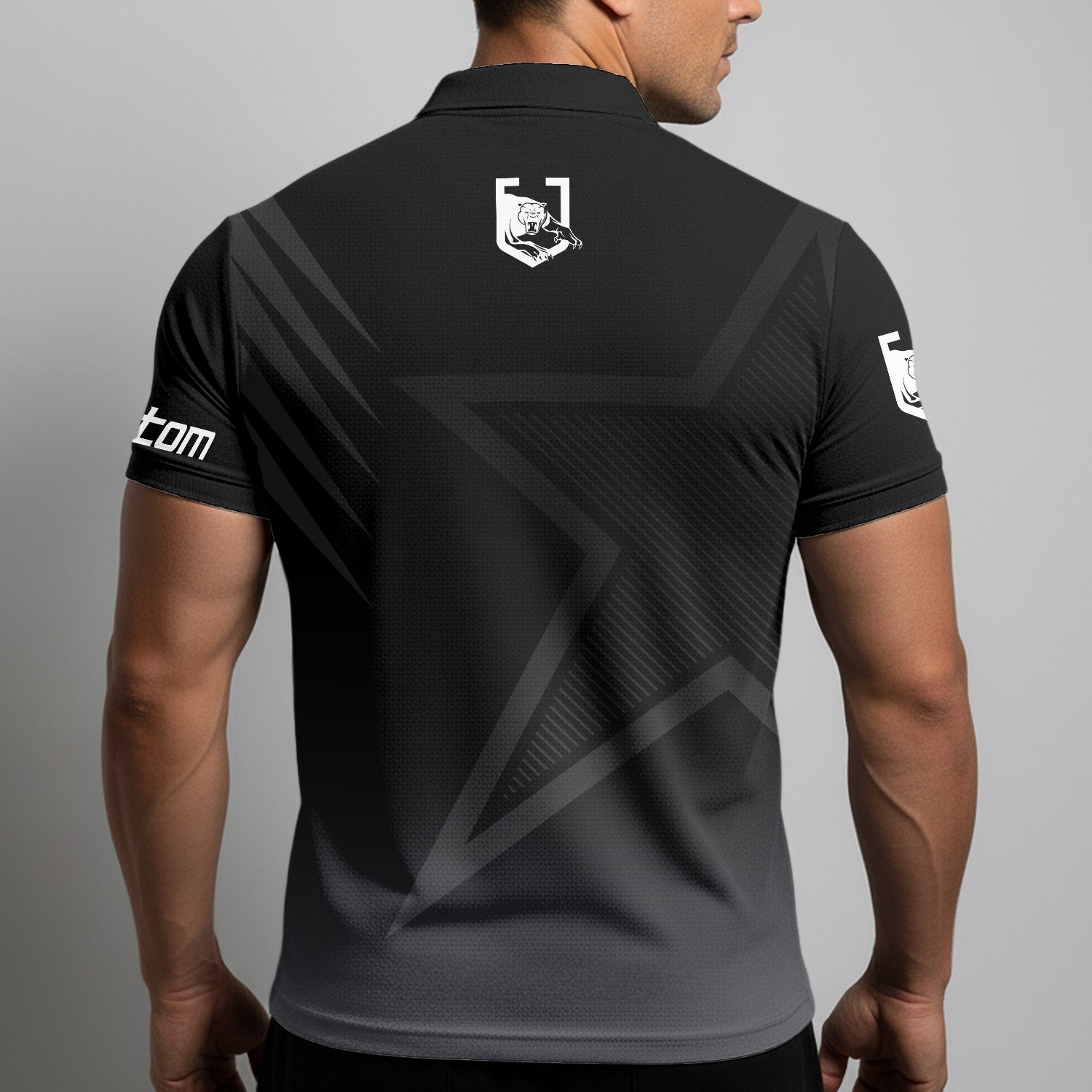 PEN Personalized Custom Zip Polo Shirt