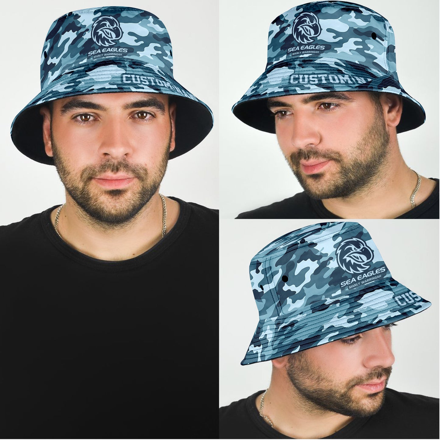 MAN Sports Personalized Custom Bucket Hat 9