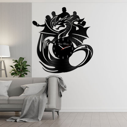 STG Personalized Custom Vinyl Clock With Led For Home