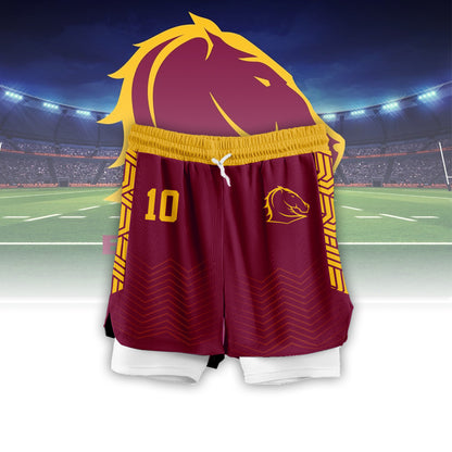 BRI Personalized Custom 2-in-1 Performance Shorts