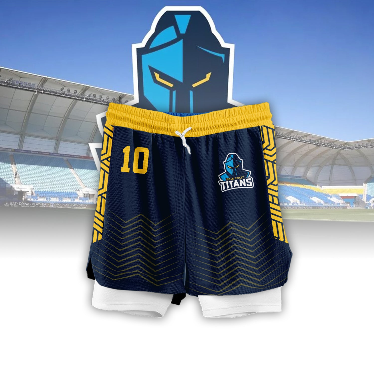 GLD Personalized Custom 2-in-1 Performance Shorts