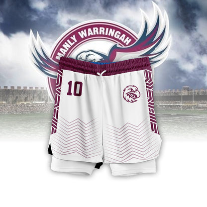 MAN Personalized Custom 2-in-1 Performance Shorts