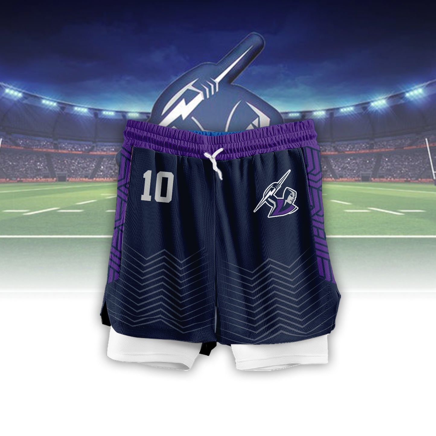 MEL Personalized Custom 2-in-1 Performance Shorts
