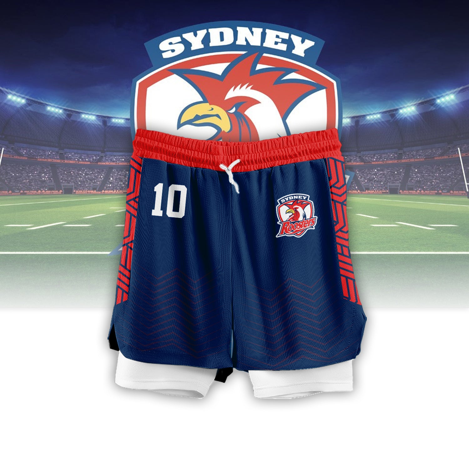 SYD Personalized Custom 2-in-1 Performance Shorts