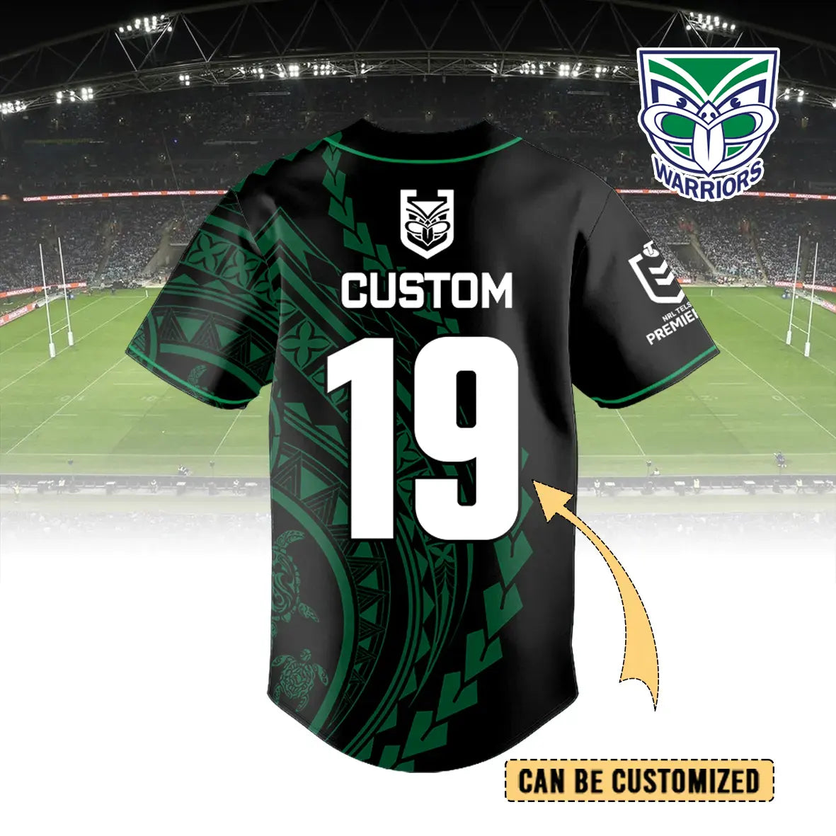 NZL Personalized Custom Baseball Jersey 9