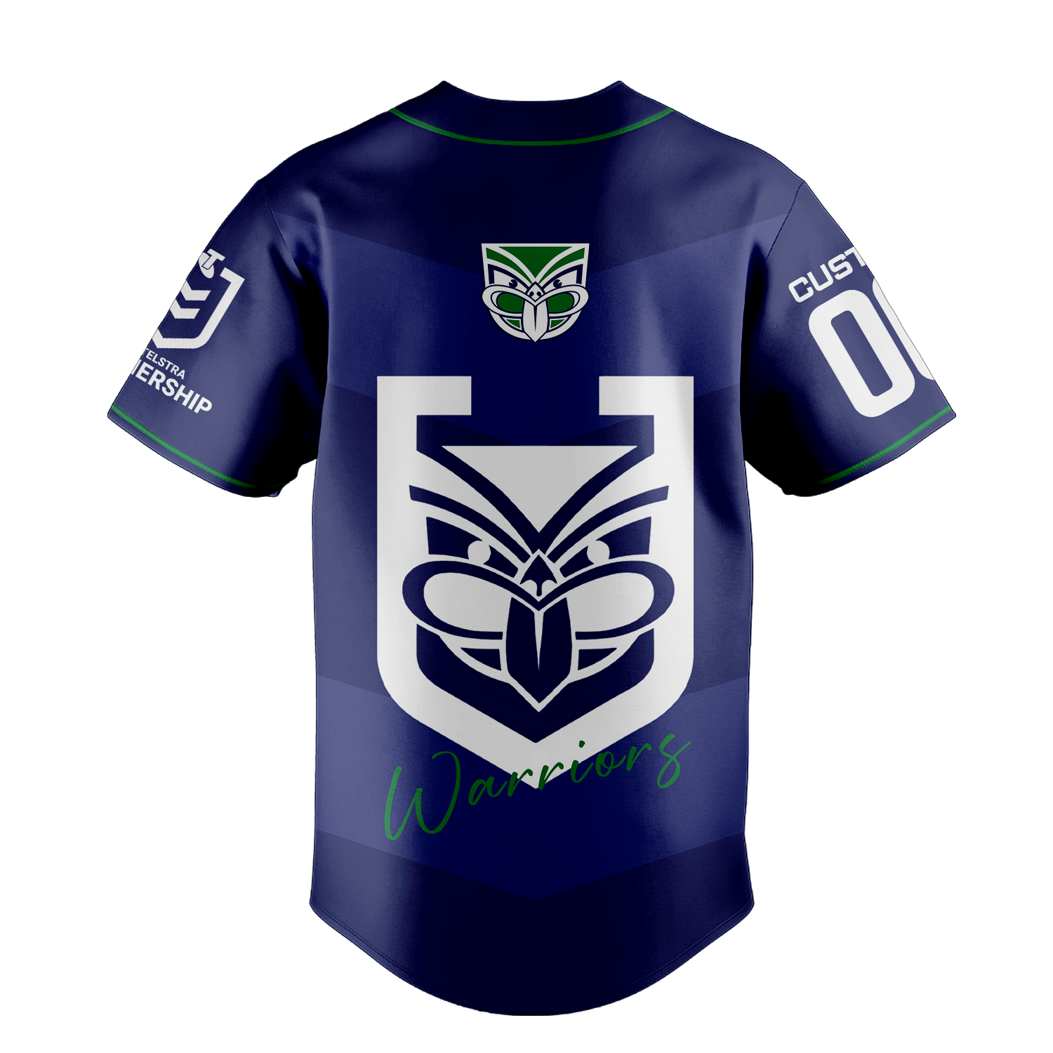 NZL Personalized Custom Baseball Jersey 2