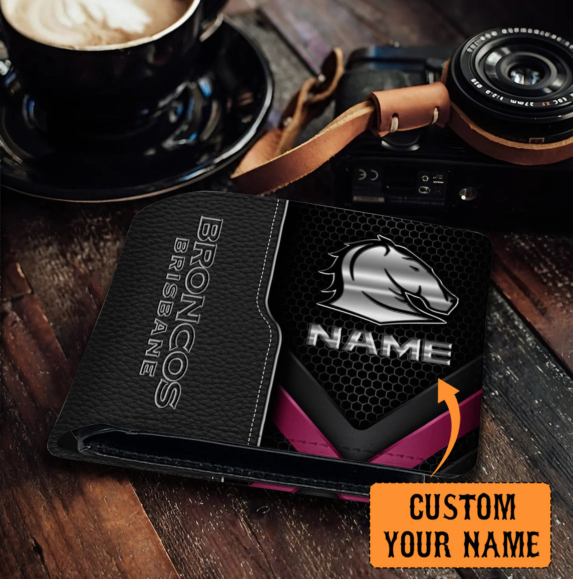 BRI Personalized Custom Leather Wallet 2