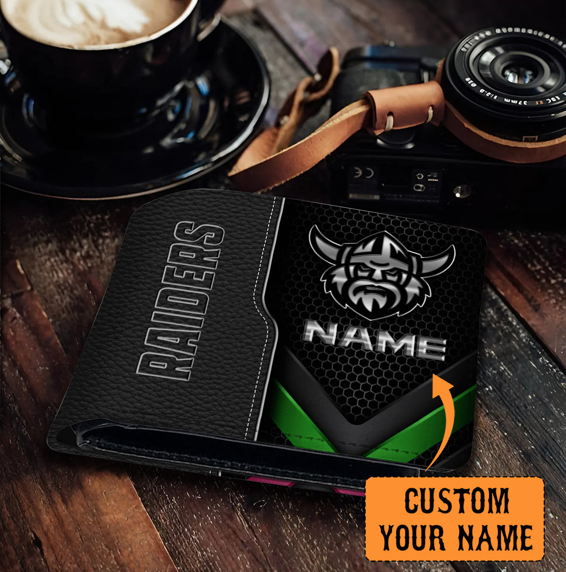 CAN Personalized Custom Leather Wallet 2