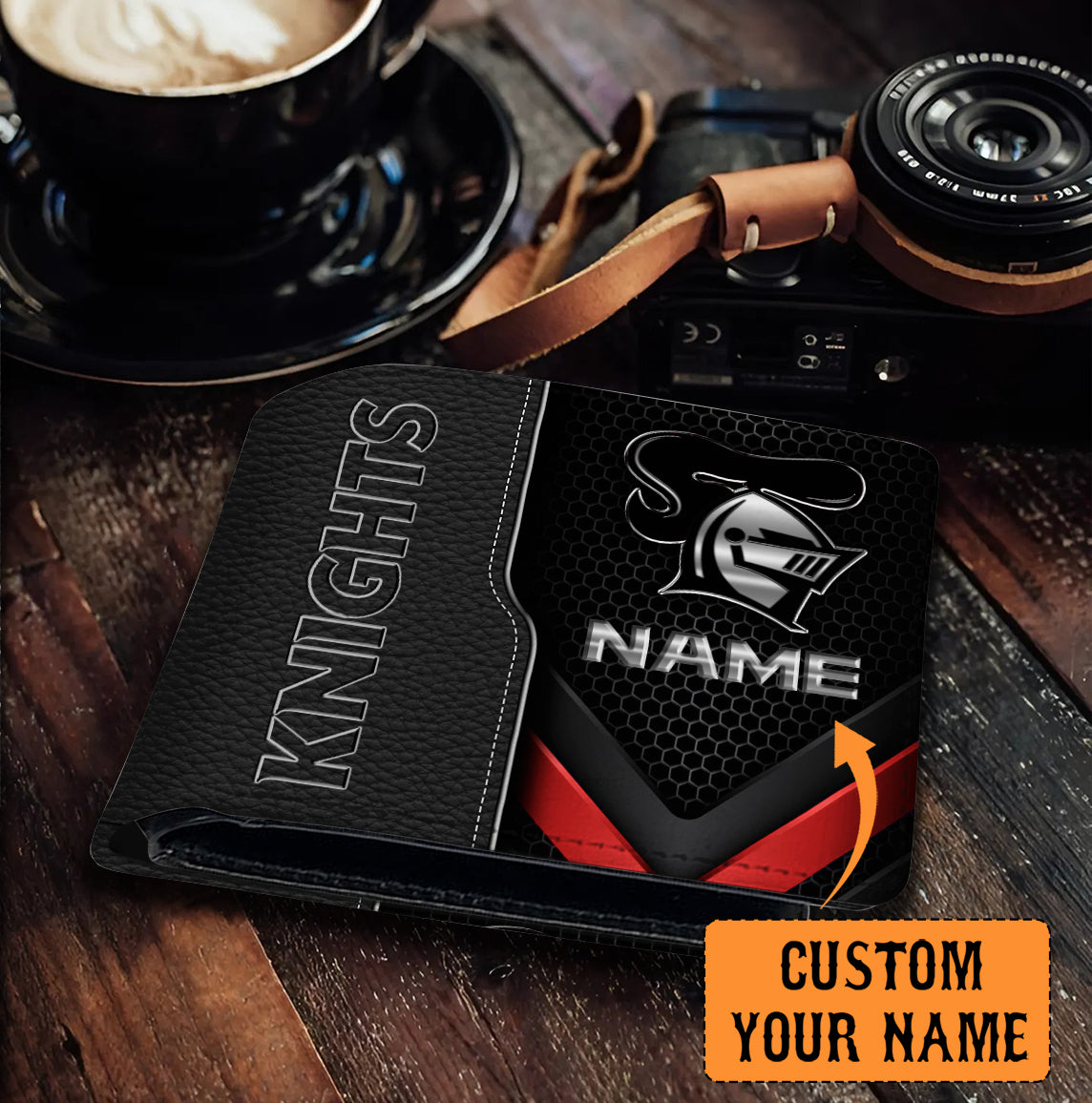 NEW Personalized Custom Leather Wallet 2