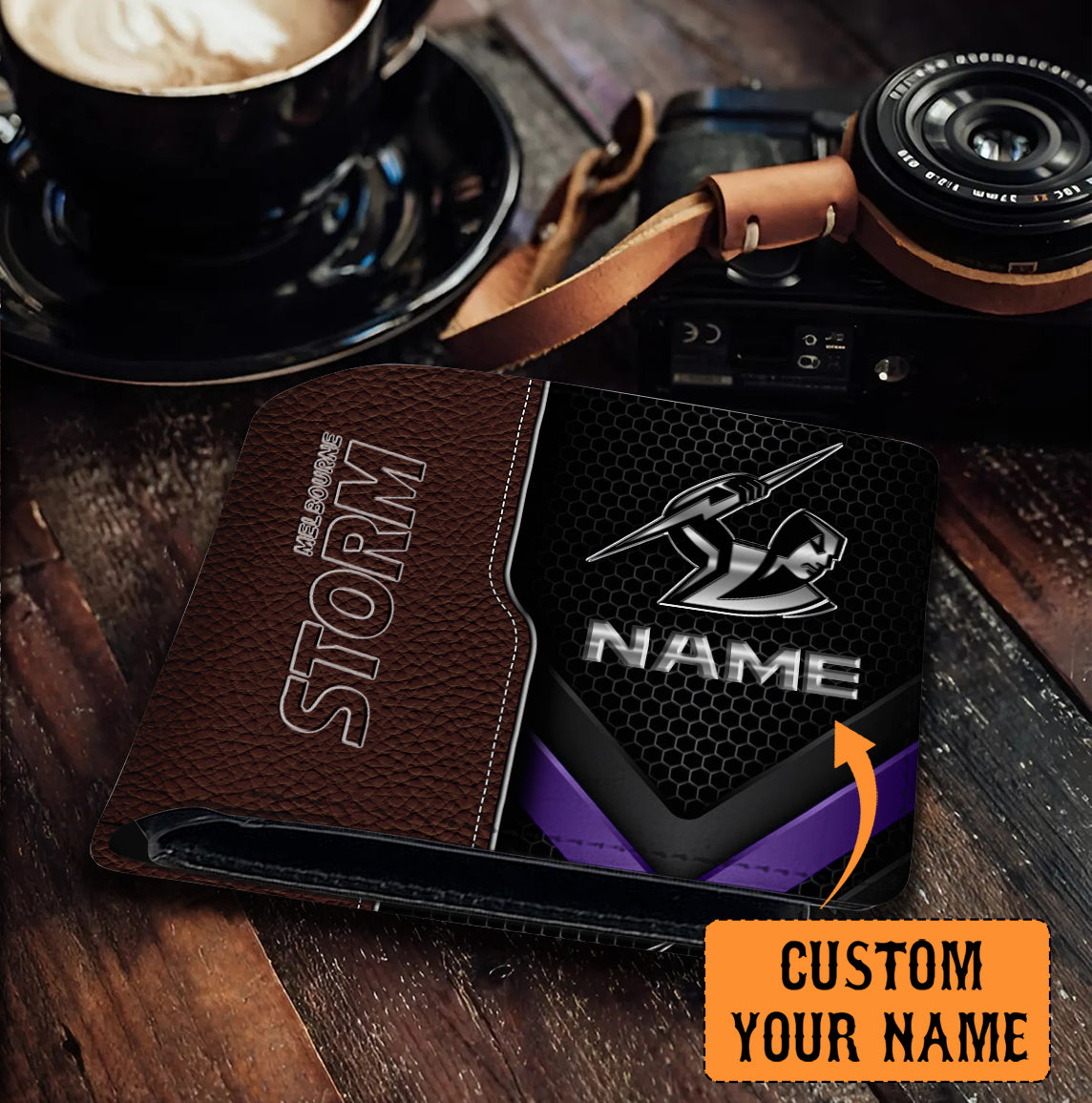 MEL Personalized Custom Leather Wallet 3