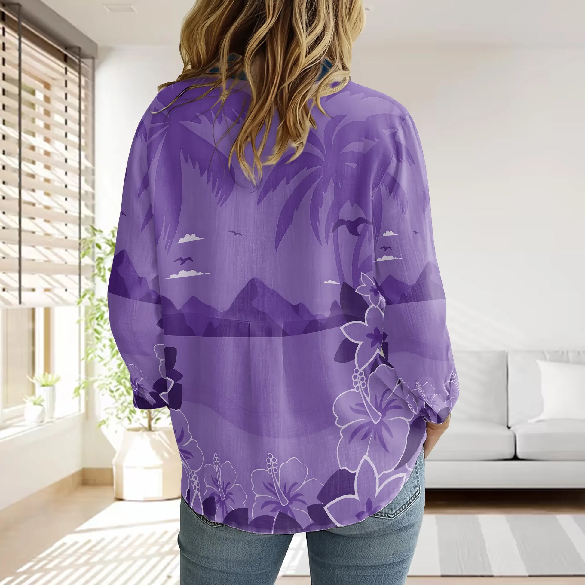 MEL Personalized Custom Women's Casual Shirt 3