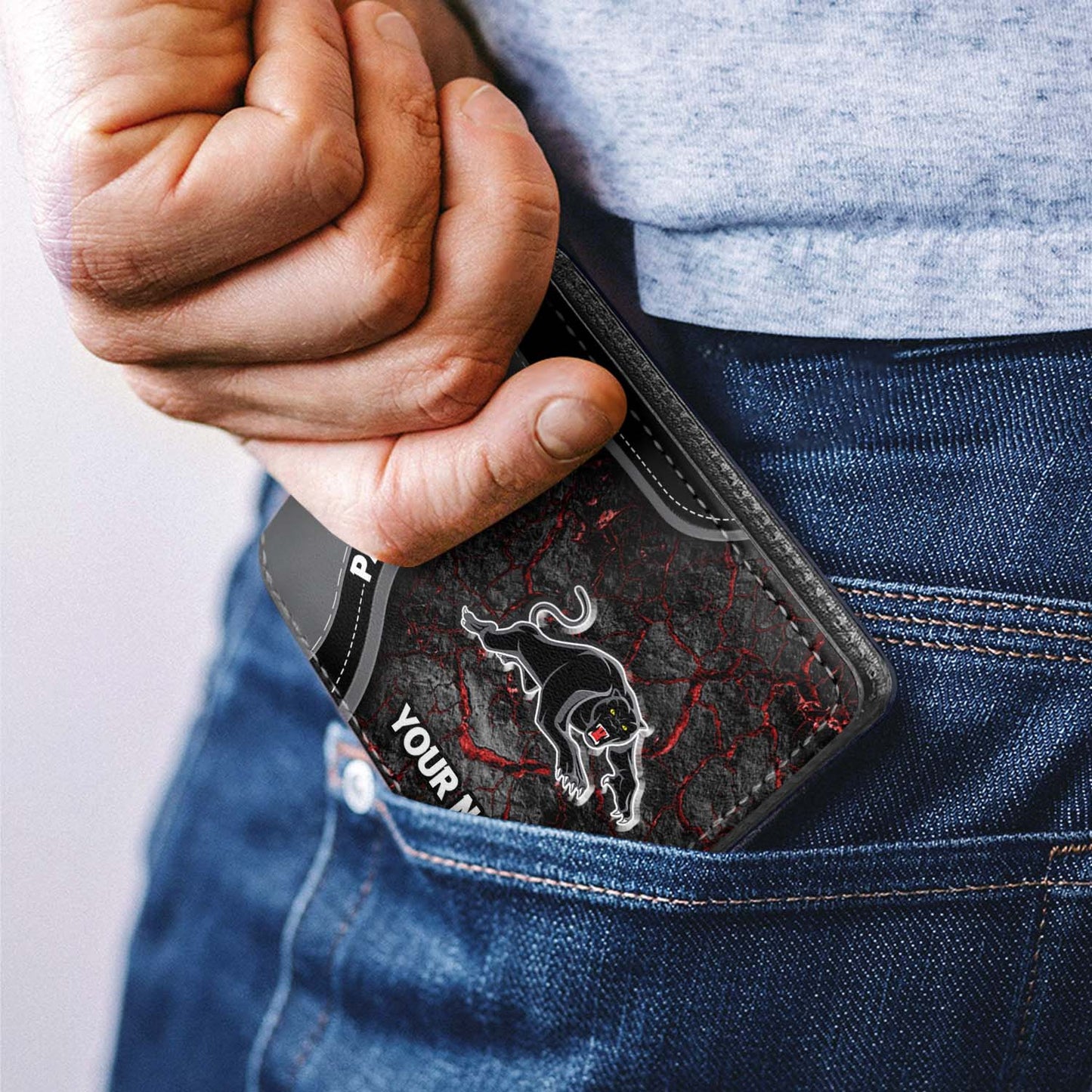 PEN Personalized Custom Leather Wallet 4