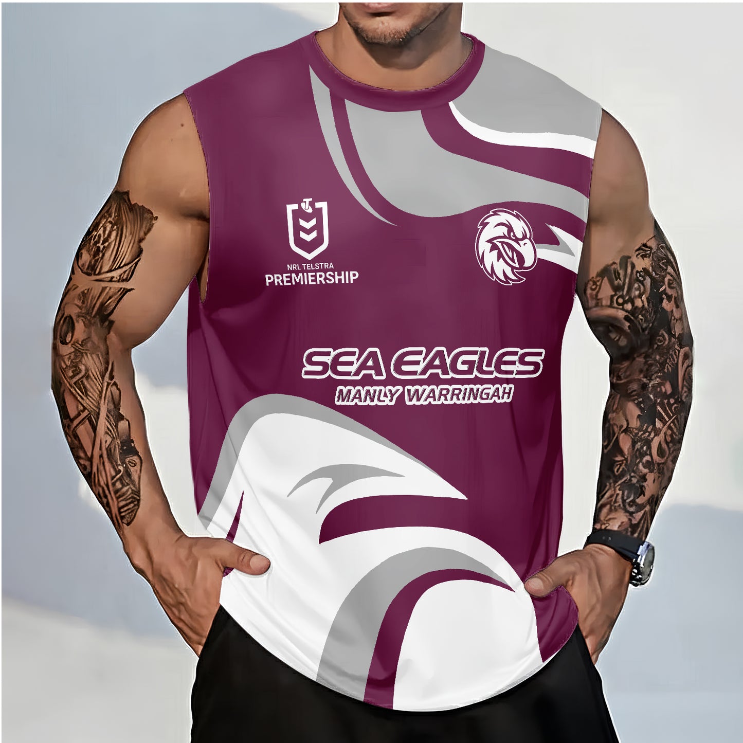 MAN Personalized Custom Tank Top 14