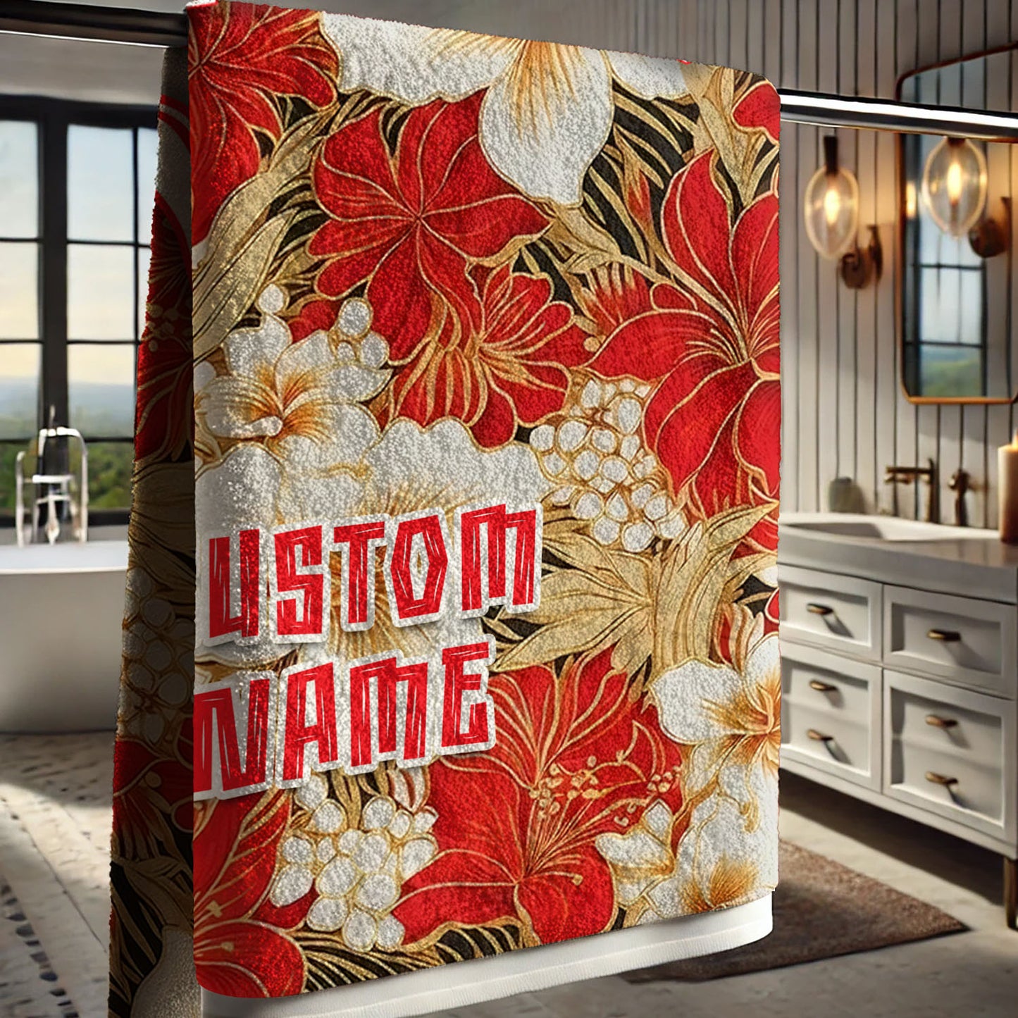 DOL Personalized Custom Pool Travel Beach and Bath Towels 7