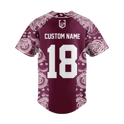 MAN Personalized Custom Baseball Jersey 4