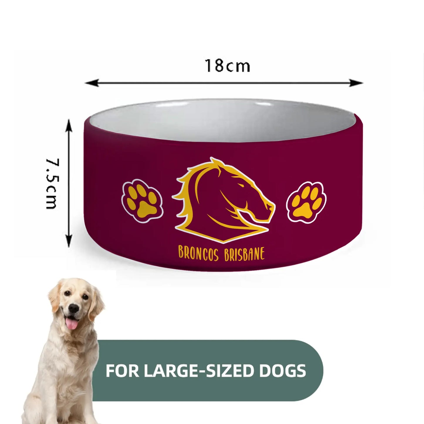 BRI Personalized Custom Ceramic Pet Bowl 1