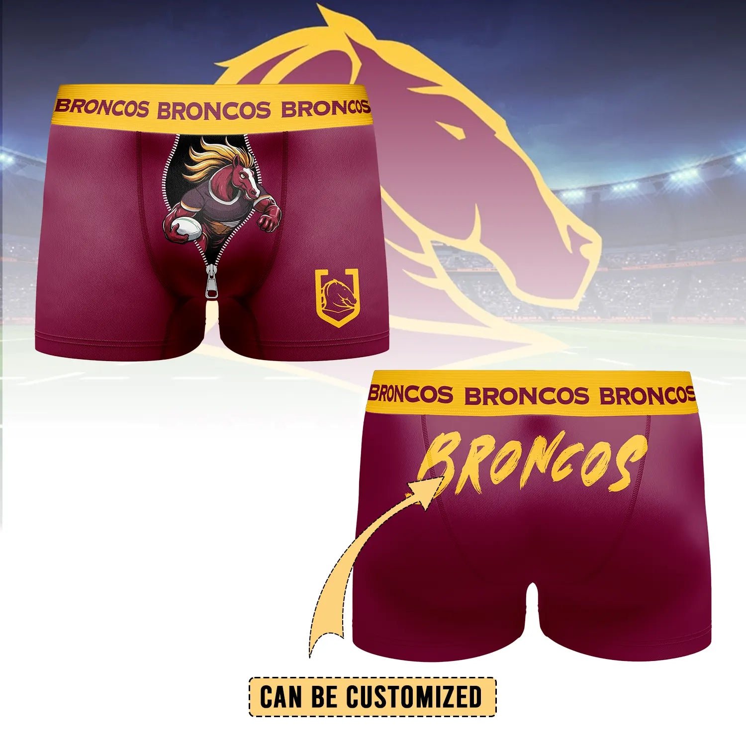 BRI Personalized Custom Boxer Briefs Men’s Underwear 2