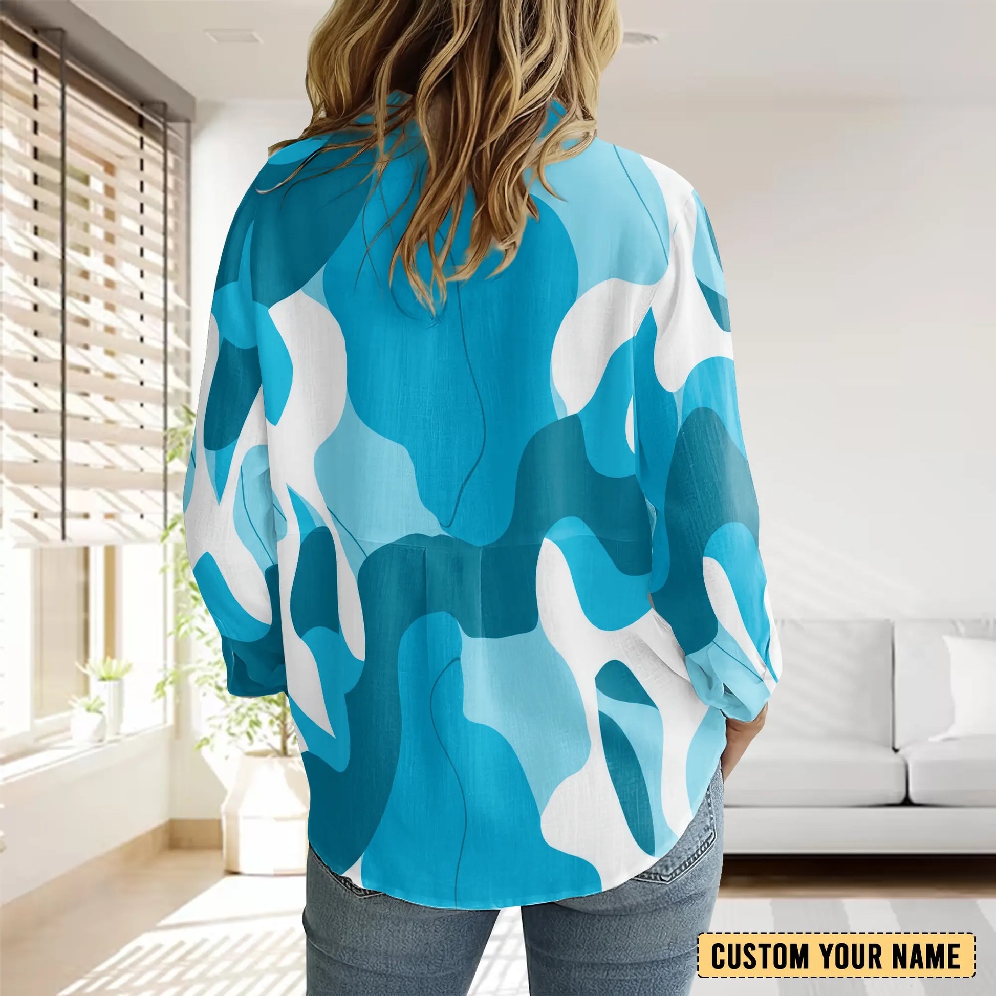 CRO Personalized Custom Women's Casual Shirt 4