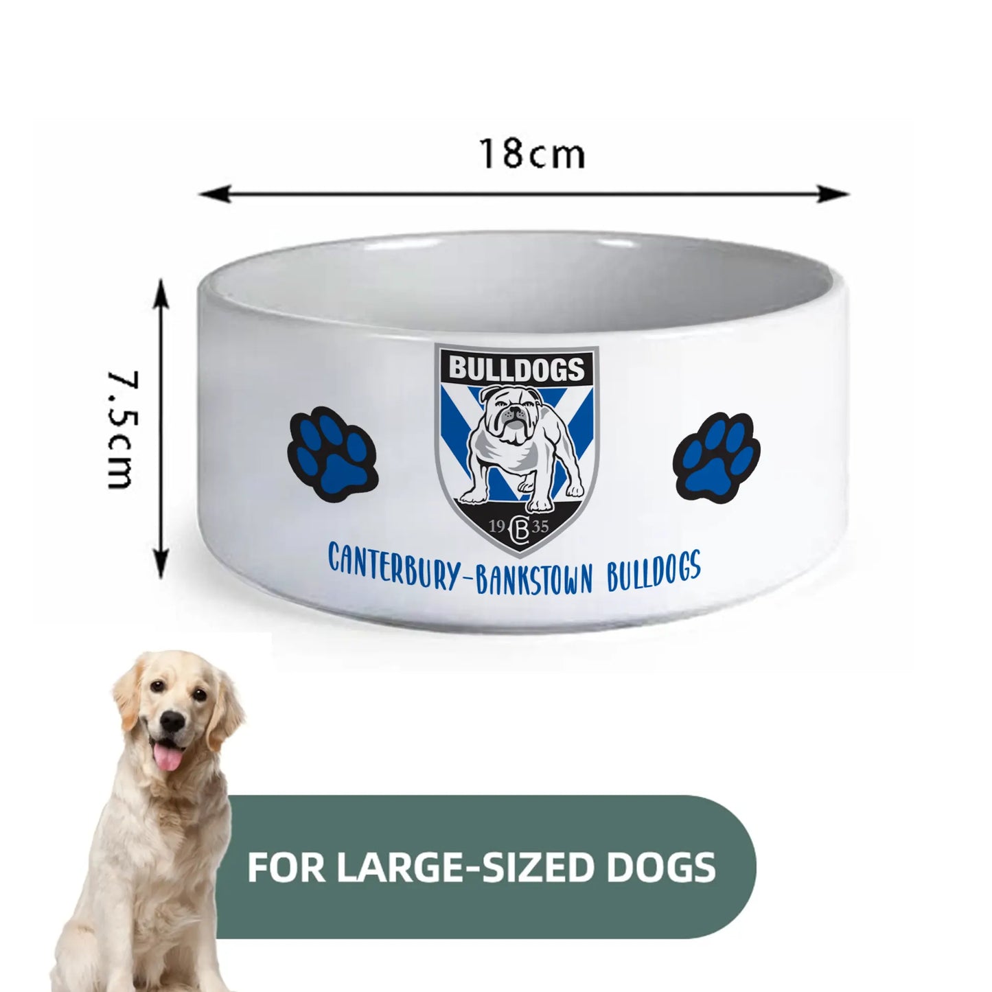 CBY Personalized Custom Ceramic Pet Bowl 1