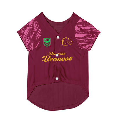 BRI Personalized Custom Pet Baseball Jersey 5