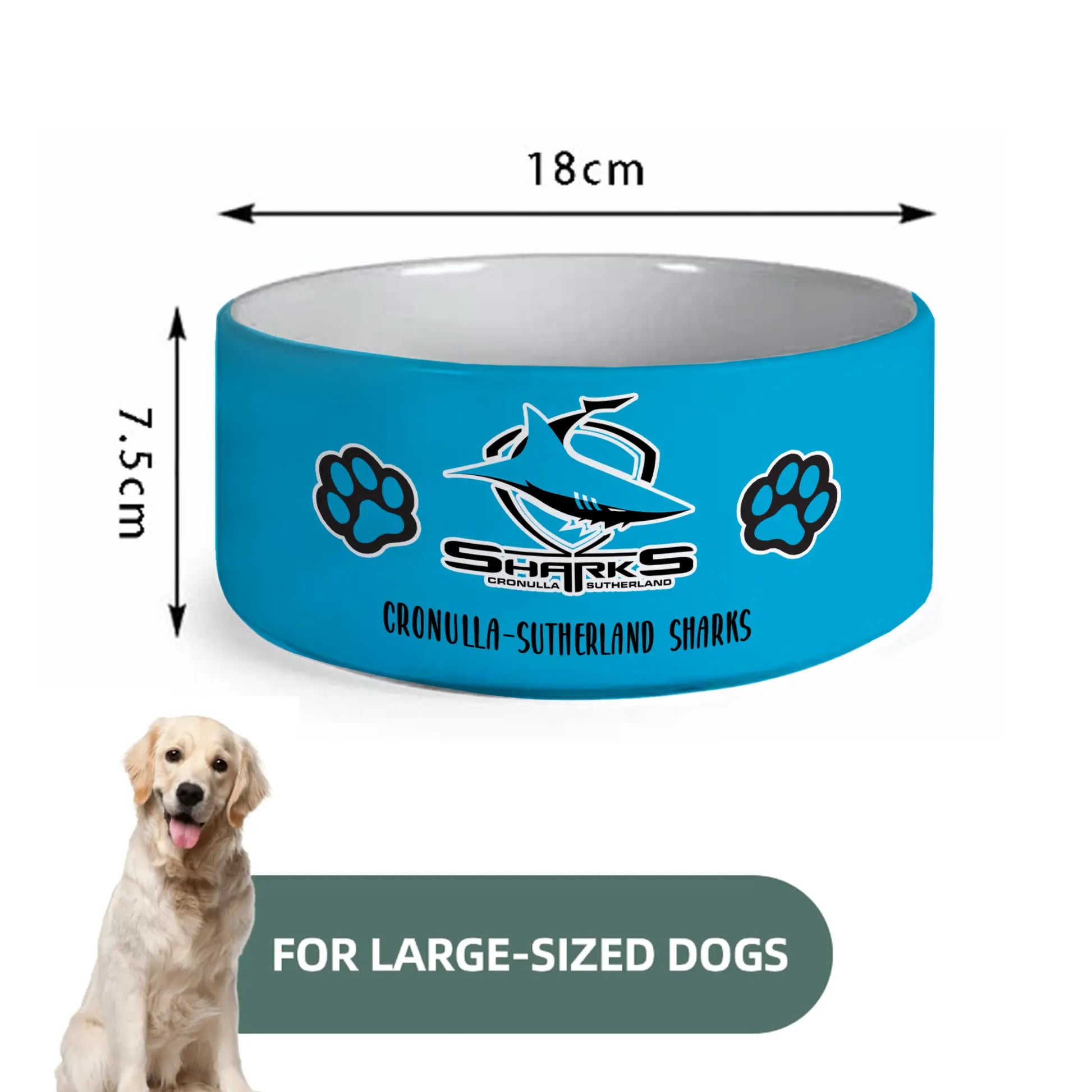 CRO Personalized Custom Ceramic Pet Bowl 1