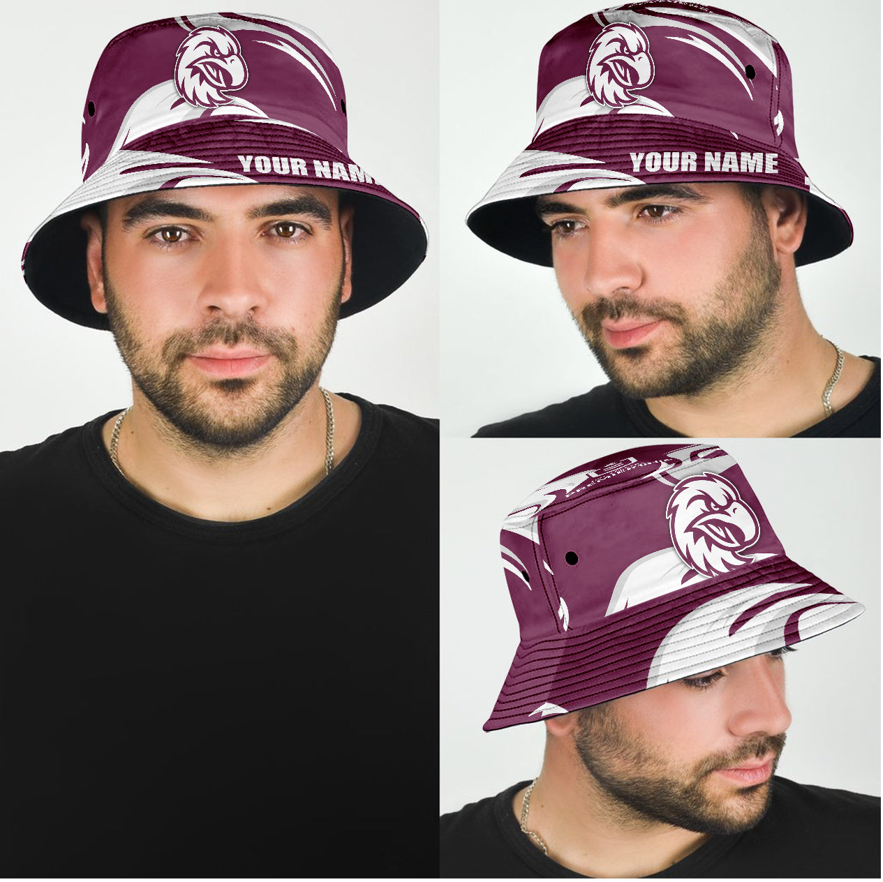 MAN Personalized Custom Bucket Hat 13
