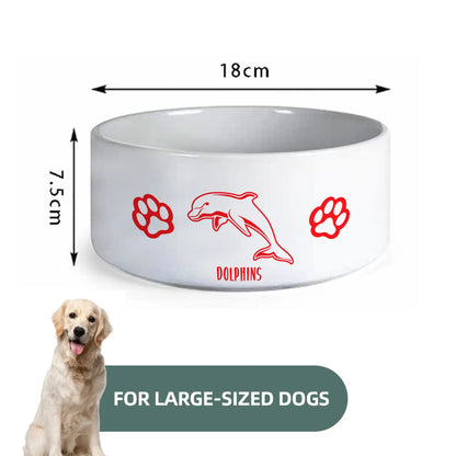 DOL Personalized Custom Ceramic Pet Bowl 1
